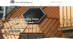 Desktop Screenshot of newtechroofingllc.com